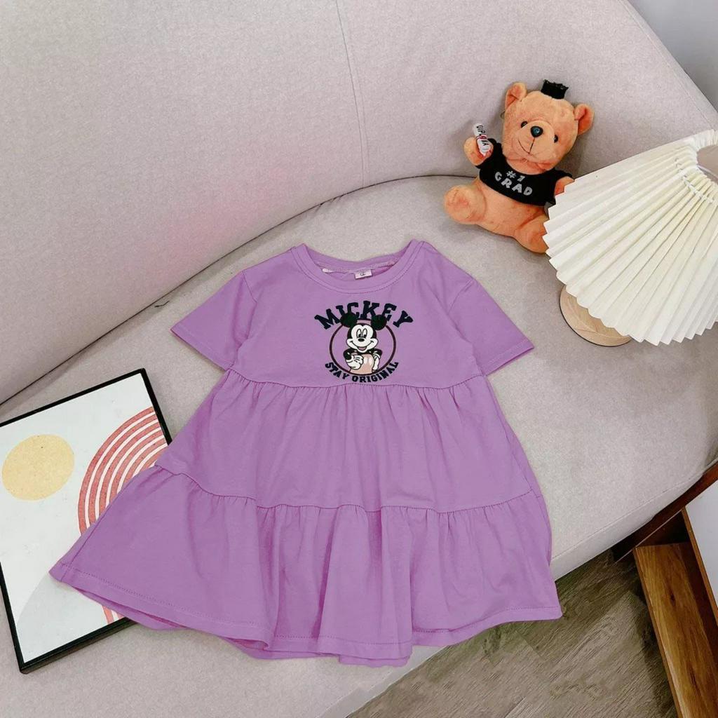 (8-18kg) Váy bé gái QATE944 - đầm bé gái in hình cho bé TB337