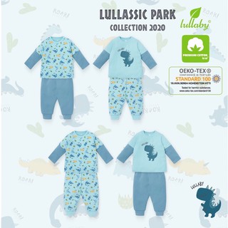 Bộ cotton dài tay bé trai Lullaby sz 9m-4y (có ảnh thật)