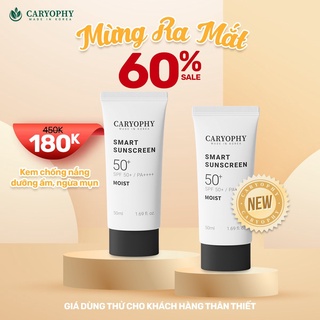 Kem Chống nắng Caryophy Smart Sunscreen MOIST ngừa mụn 50ml