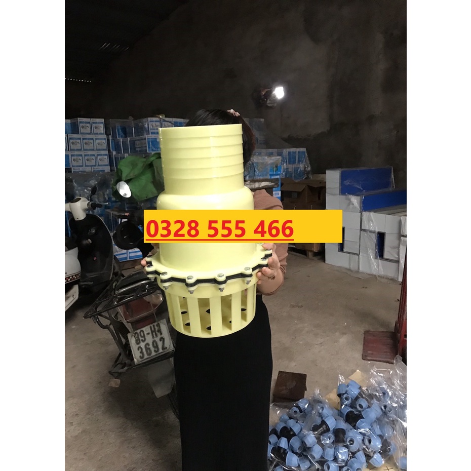 Lúp pê phi 200 mm  gắn ống khấc , chất liệu PVC