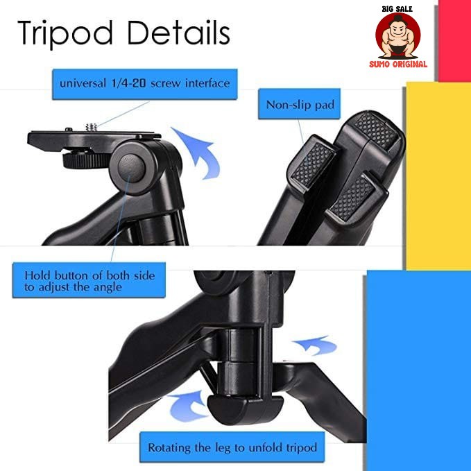 Giá Đỡ Ba Chân Mini Đa Năng Để Bàn Tiện Dụng | BigBuy360 - bigbuy360.vn