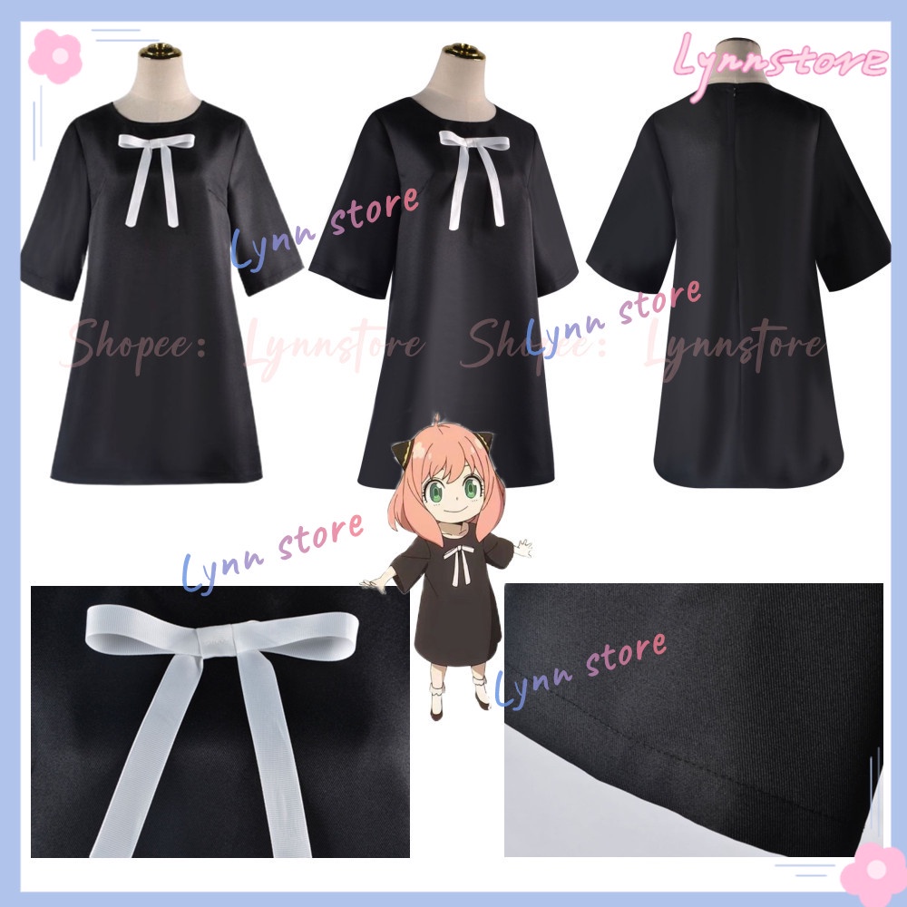 Bộ Trang Phục Cosplay Nhân Vật Anime Màu Đỏ Đen Phong Cách Lolita Cho Người Lớn Và Trẻ Em