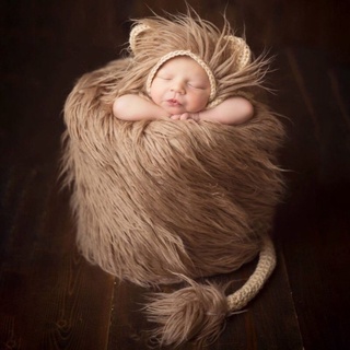 set chụp ảnh newborn sư tử