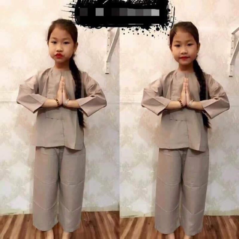 Đồ Lam Đi Chùa Cho Bé # Vạt Hò Cho bé # Đồ Bộ Bé Trai Gái # Quần Áo Bé