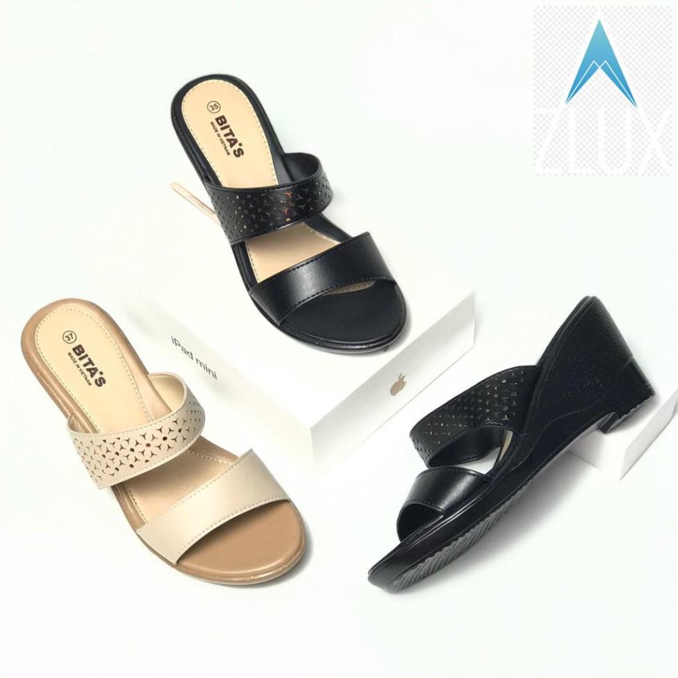 Dép nữ BITAS ❤️FREESHIP❤️ Dép lê hai quai đế xuồng 7cm thời trang DYN138 - Hàng Chính Hãng ️🎹