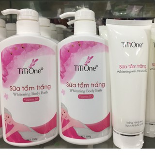 MẪU MỚI Sữa tắm trắng titione 750g/200G