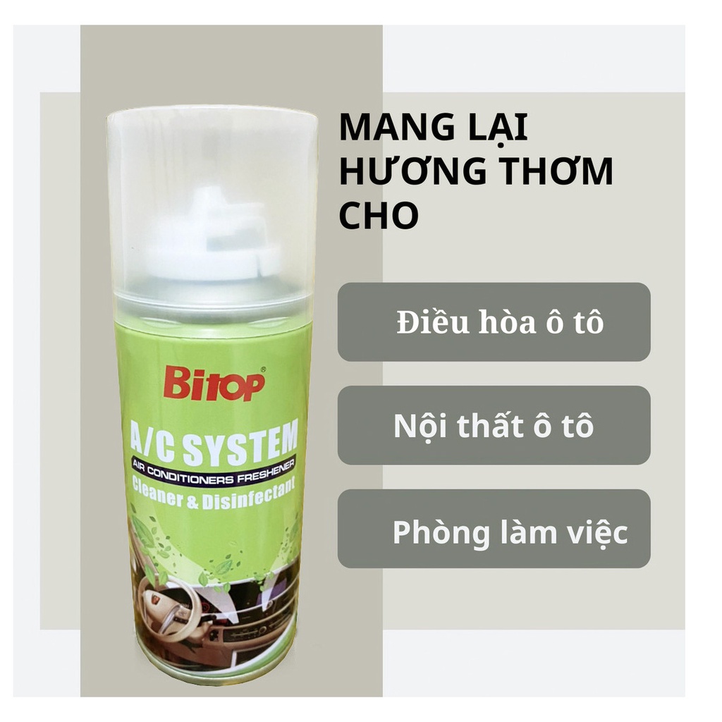 Xịt khử mùi ô tô PINTO chính hãng làm sạch lọc điều hòa không khí