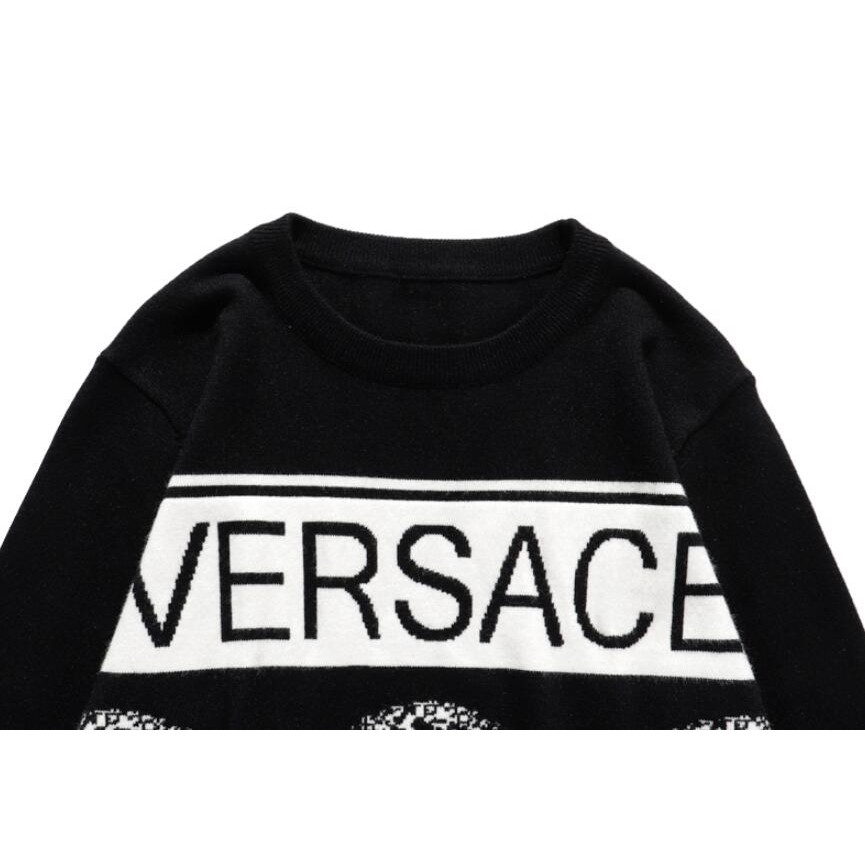 Áo Len Cổ Tròn Hiệu Versace Thời Trang Dành Cho Cả Nam Và Nữ