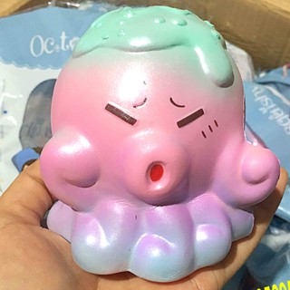 Squishy bạch tuộc mồm lỗ kèm bao bì chính hãng