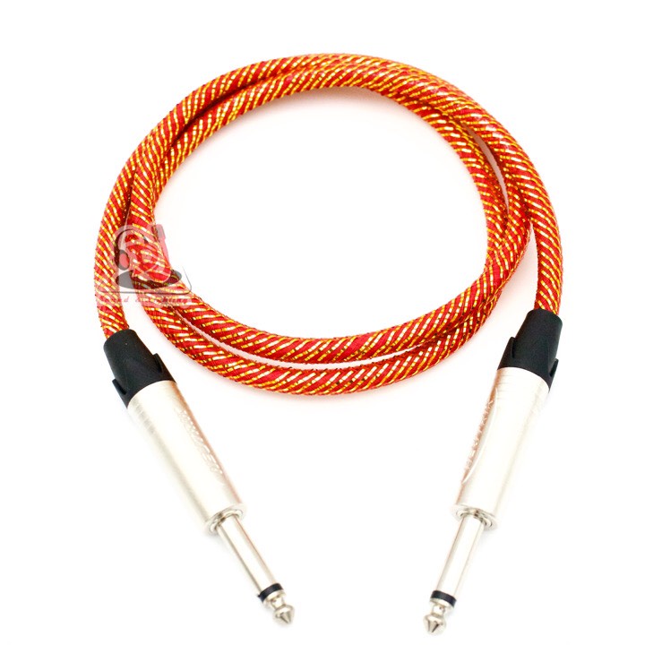 Dây jack cao cấp 2 đầu 6Ly,01 dây 6mm, dây 6.35mm, dây micro, dây tín hiệu