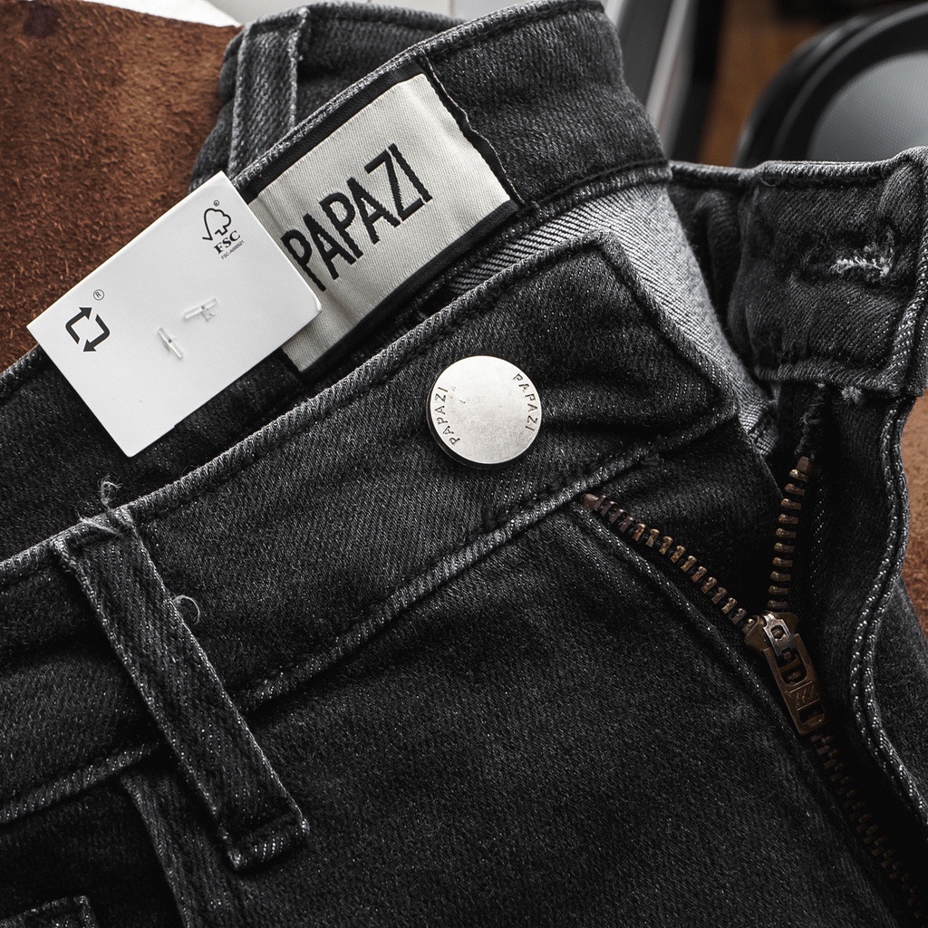 𝐐𝐮𝐚̂̀𝐧 𝐉𝐞𝐚𝐧𝐬 dài Mã_104_1, fom slim, rách nhẹ, gam màu xám khói co giãn dễ phối đồ, Thời trang nam PAPAZI