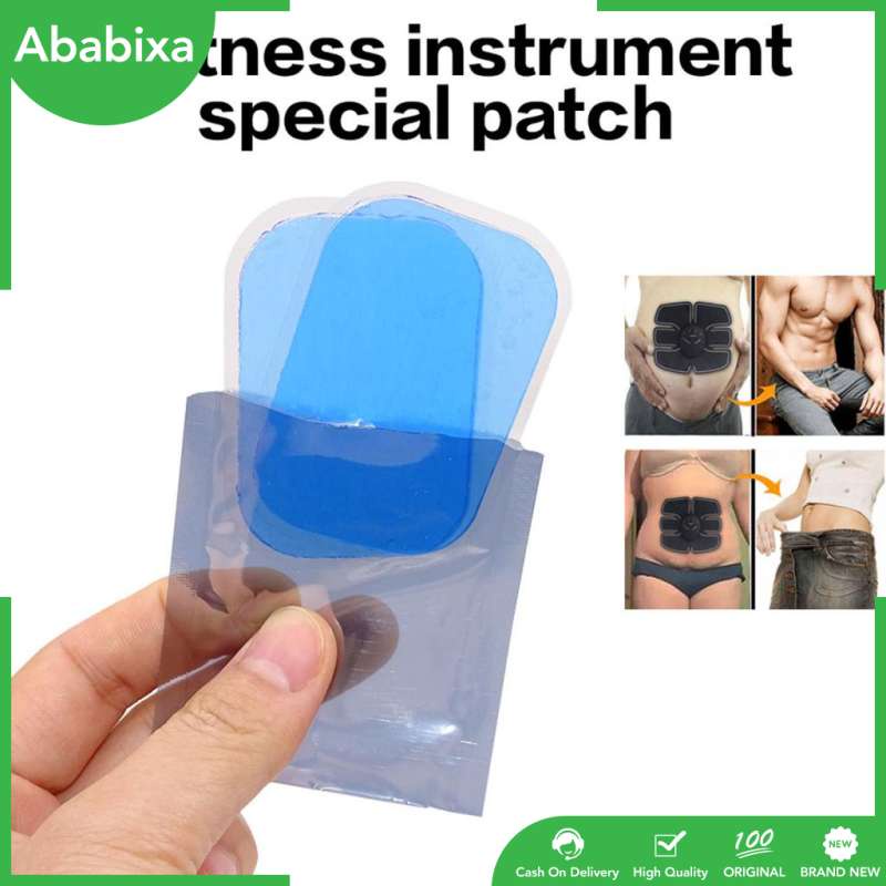 Set 10 miếng dán gel thay thế cho máy đốt cháy mỡ thừa EMS tăng cơ bụng tiện dụng
