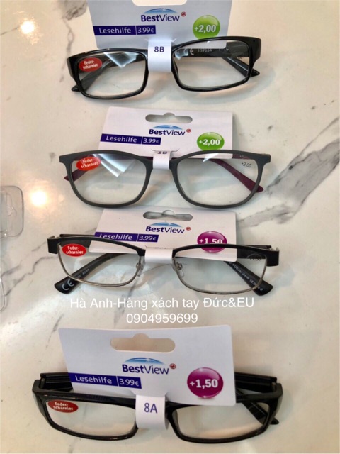 👓Kính lão Đức 1.5 - 3 độ