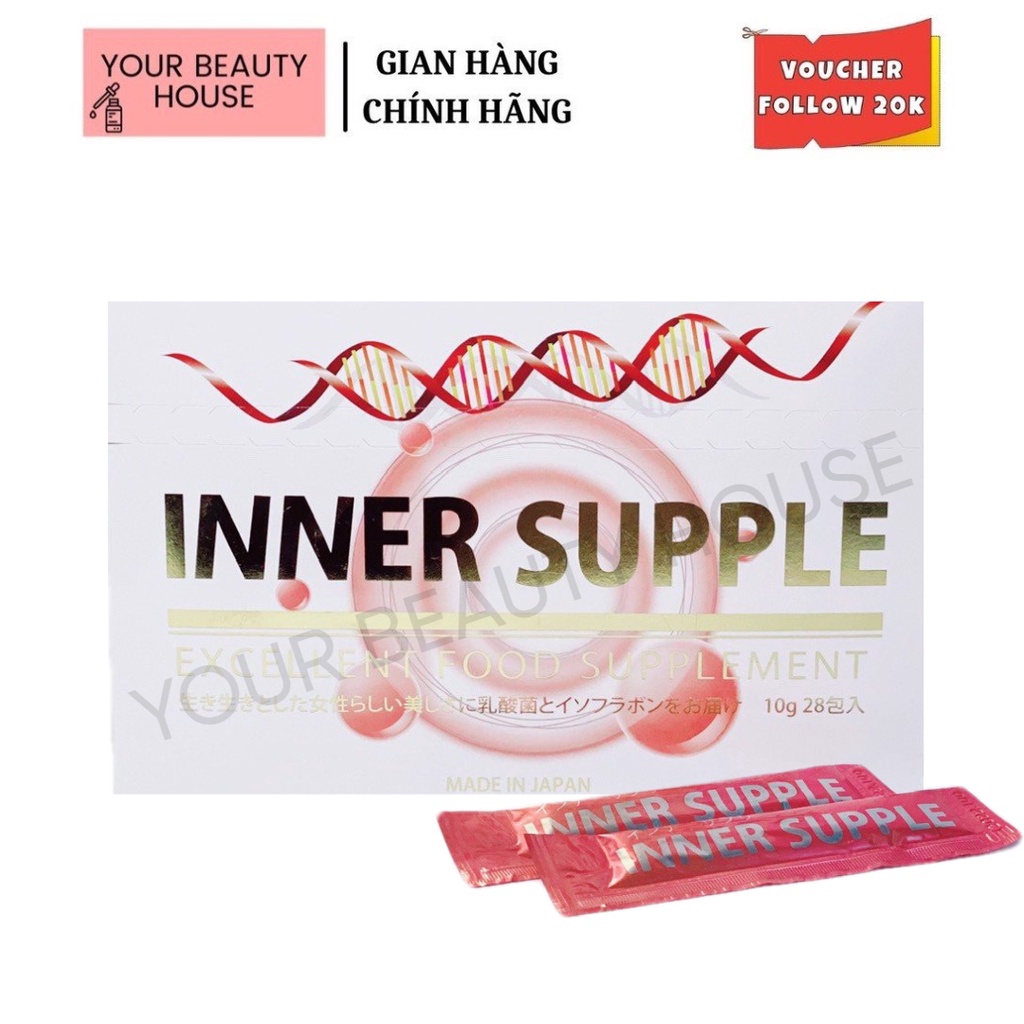 [INNER SUPPLE] Nước Uống Tăng Nội Tiết Tố Nữ - Tách lẻ (1Gói)