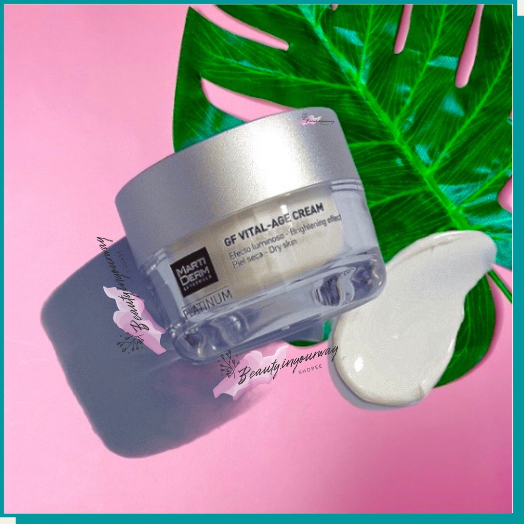 [HÀNG CÔNG TY] Kem Dưỡng Chống Lão Hóa Đa Chức Năng - MartiDerm Platinum GF Vital Age Cream normal/mixed Skin (50ml)