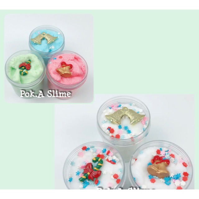 Slime Cloudy Snow Surprise trio (bộ 3) - chất cloud slime