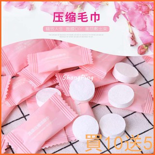 Khăn Nén Dùng Một Lần Chất Liệu Cotton