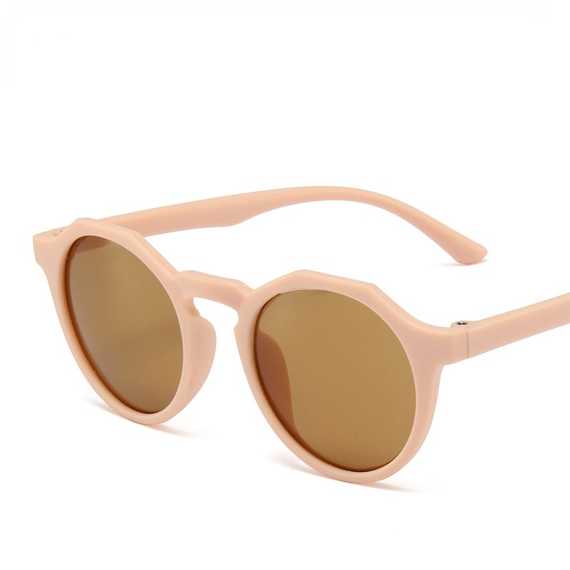 Kính Mát Gọng Tròn Màu Sắc Cổ Điển Thời Trang Cho Bé