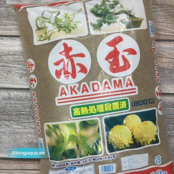 Đất nền Akadama hạt vừa - (bán theo kg)