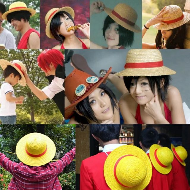 [GIÁ HỦY DIỆT] Mũ rơm Luffy cosplay nón rơm one piece mũ rơm hoá trang đi biển one piece onepiece của Monkey D Luffy