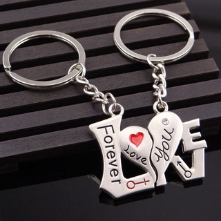 Móc khóa LOVE kim loại cặp đôi