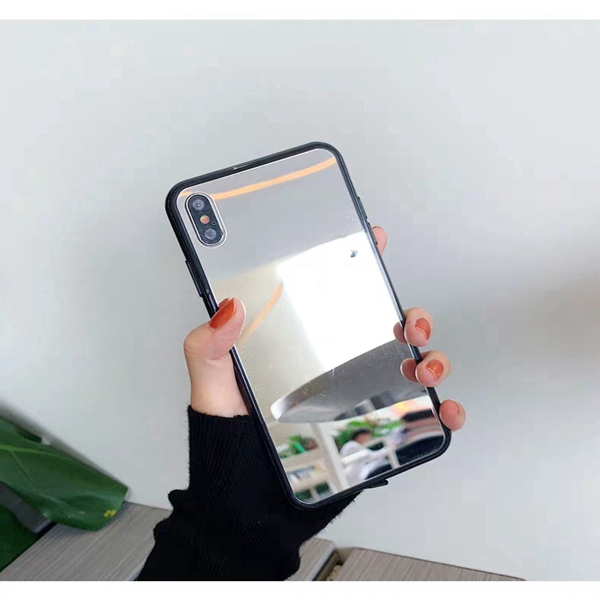 🌈Hàng sẵn sàng💝 Ốp điện thoại dẻo tráng gương cho iPhone SE 2020 11 Pro Max Xs Max XR Xs X 5 6 7 8 5s 6s Plus