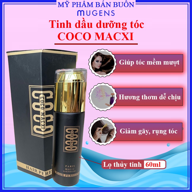 Tinh dầu dưỡng tóc COCO Macxi mùi hương nước hoa  phục hồi tóc , giúp tóc mềm mượt tự nhiên CT47