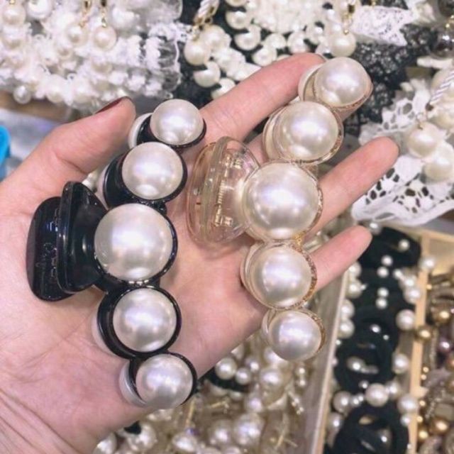 Kẹp tóc ngọc trai