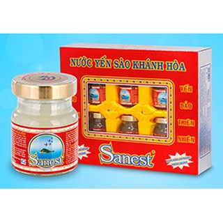 Yến sào Khánh Hòa không đường lóc 6 hủ 70ml