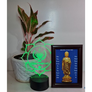 [Xả kho] Tranh để bàn hình Phật A Di Đà 14x20cm