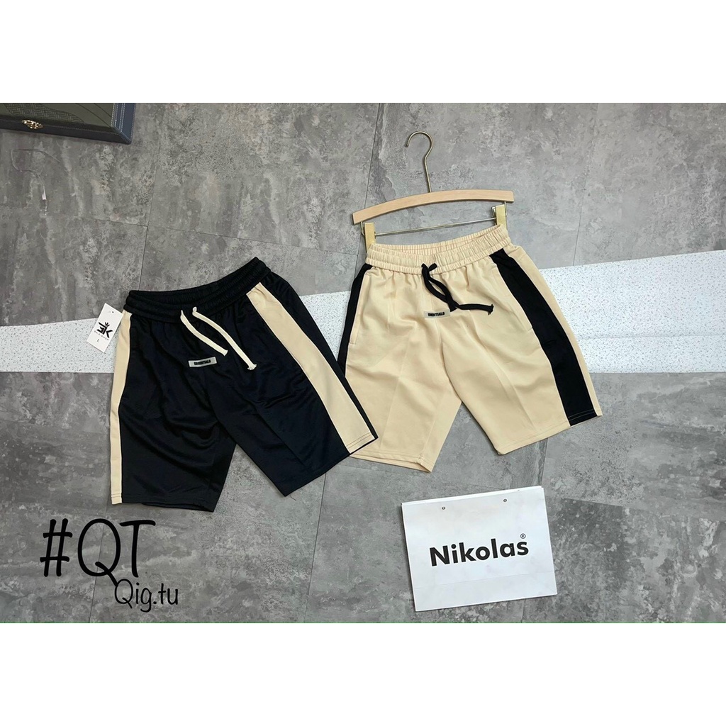 Quần short nam, Quần đùi thể thao TBG kẻ sọc unisex chất kiệu cao cấp thoáng mát không xù cho mùa hè