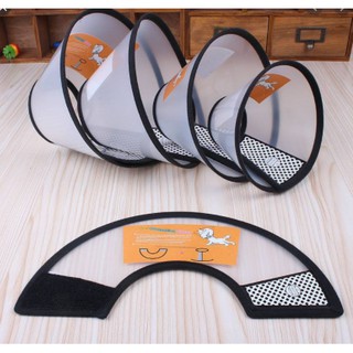 Vành Đeo Cổ Cho Chó Mèo size 4-5| Loa Vòng Cổ Chống Cắn, Chống Liếm Thuốc Cho Chó Mèo ( Ảnh Thật)