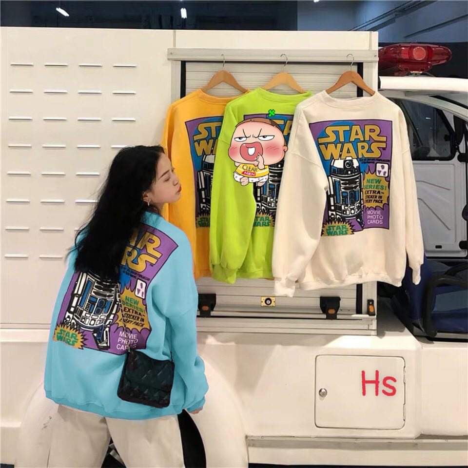 Áo Sweater Nữ War In 3d Chất Nỉ Màu Nổi, áo nỉ bông unisex nam nữ NH469 - TVM STORE | BigBuy360 - bigbuy360.vn