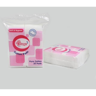 Set 2 bông tẩy trang Bonus 80 miếng vuông