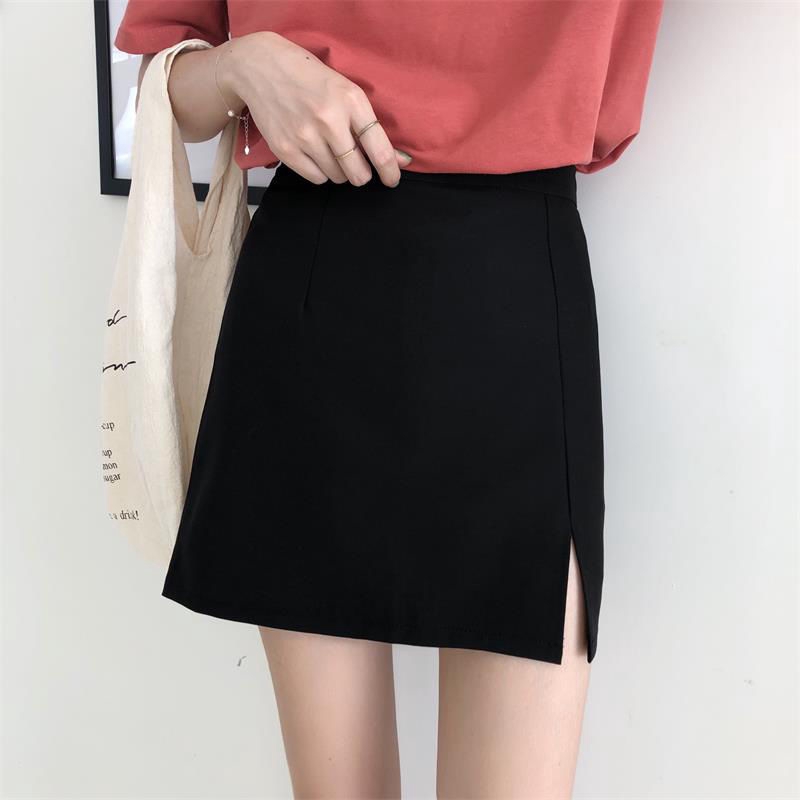 Chân Váy Chữ A Lưng Cao Xẻ Tà Xinh Xắn Dành Cho Nữ / Size Xs-3Xl | BigBuy360 - bigbuy360.vn