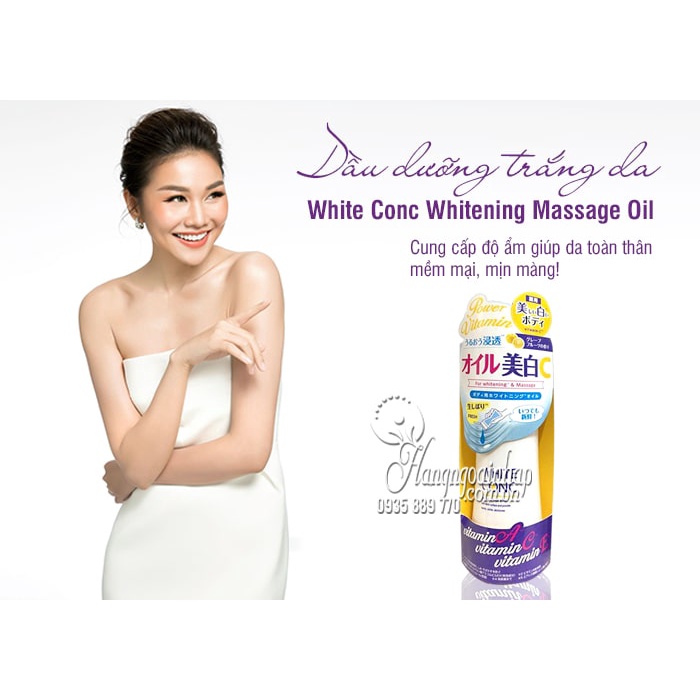 Dầu massage White Conc dưỡng trắng 100ml