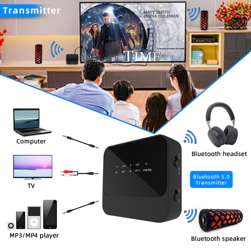 btsg 5.0 Bluetooth CSR optical fiber wireless transceiver adapter receiving and transmitting Receive and launch two in one