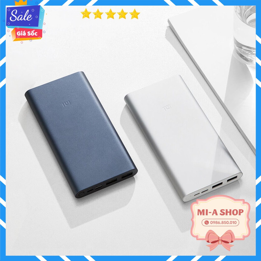 Sạc dự phòng Xiaomi 10000mAh (Full Box) +logo Xiaomi | BigBuy360 - bigbuy360.vn