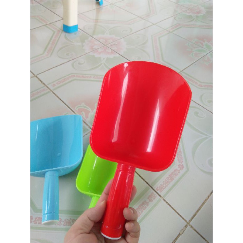 Đồ xúc gạo, xúc đá nhựa - xẻng xúc gạo  đá