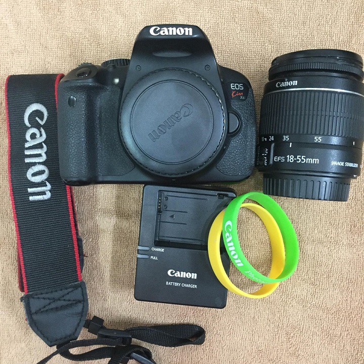 Máy ảnh Canon Kiss X6i (650D) kèm lens 18-55 is2