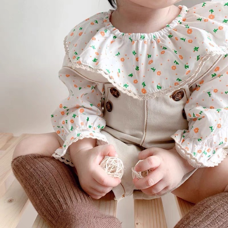 Áo sơ mi bé gái dài tay quảng châu cao cấp, cho các bé đi chơi du lịch chụp hình
