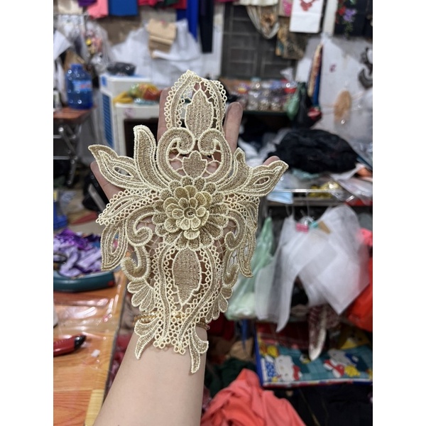 ren trang trí hoa văn 25cm