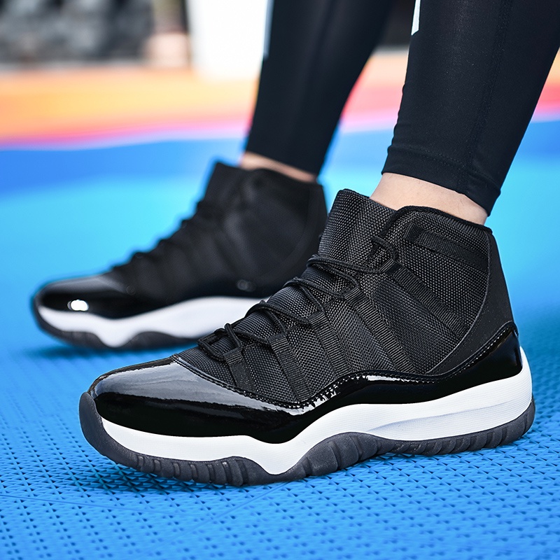 Plus Size 39-47 Thời trang thanh niên Giày bóng rổ thể thao hàng đầu cao cấp dành cho nam, NBA All-Star không trơn trượt có thể đeo được