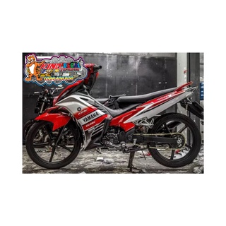 Tem Rời Exciter 135 màu trắng đỏ đen