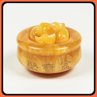 Bát Tụ Bảo  Hoàng Long 8 Hũ Vàng Lớn Chiêu Tài Hút Lộc Vàng Rủng Rỉnh Vật Phẩm Phong Thủy VT180