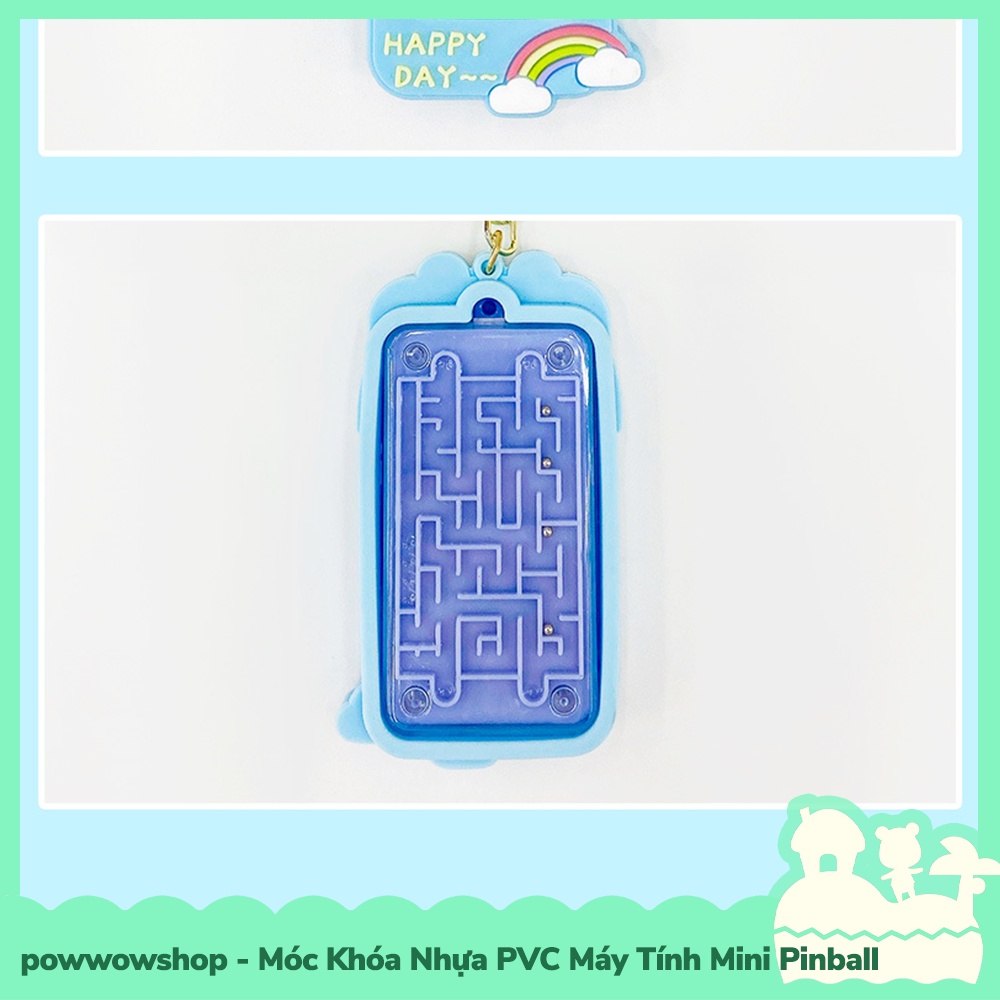 [Sẵn VN - Hỏa Tốc] Móc Khóa Nhựa PVC Kiểu Dáng Calculator Mini, Máy Pinball