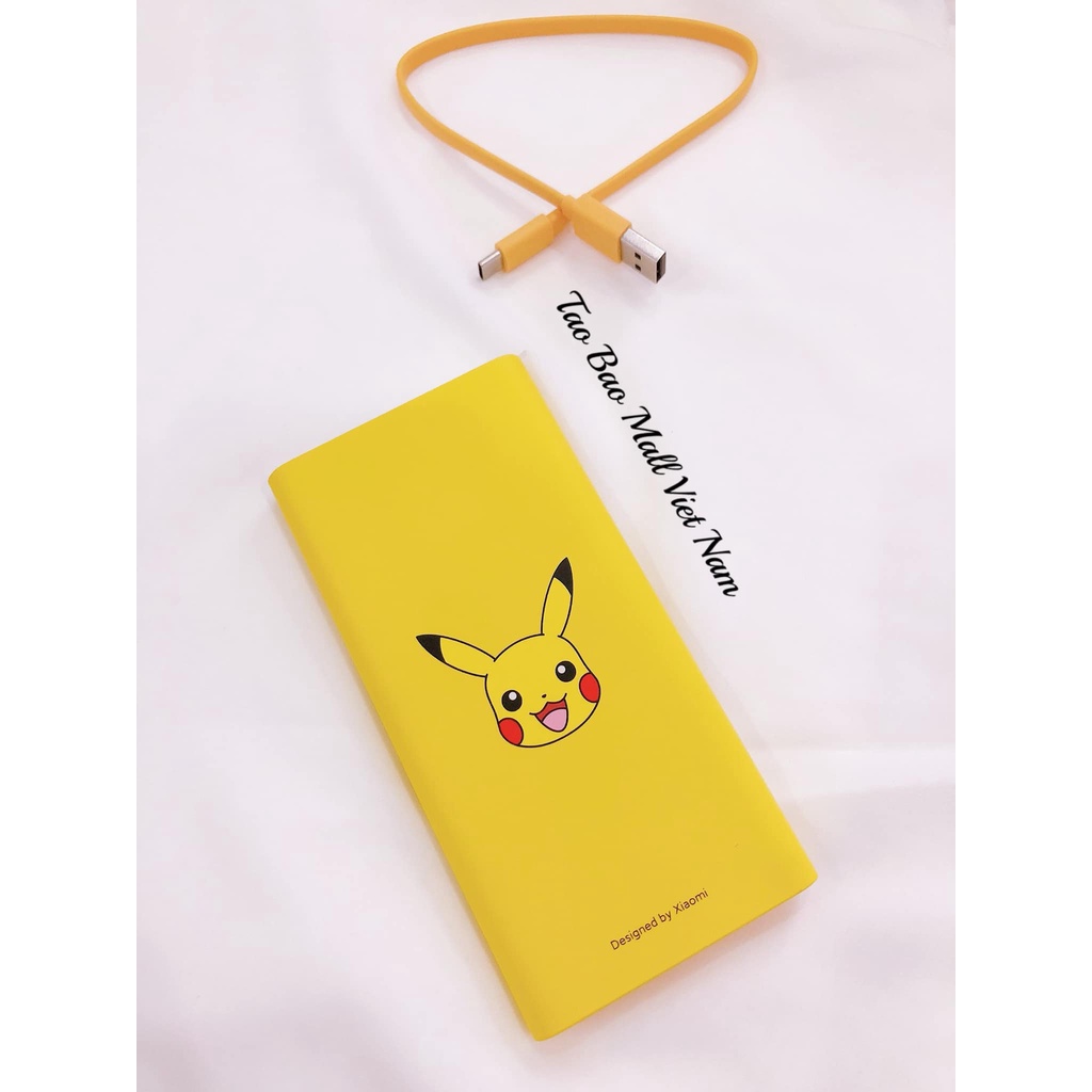 Sạc Dự Phòng Xiaomi Pikachu Gen 3 Pikachu 10000mAh Phiên bản giới hạn Pokemon