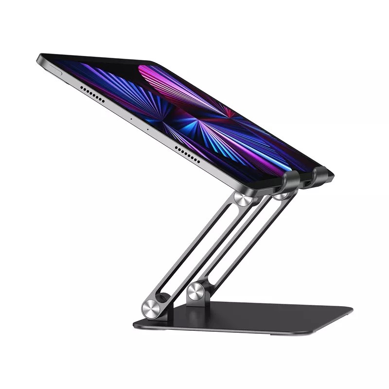 Giá đỡ nhôm thoát nhiệt WIWU Stand ZM105 cho Máy tính bảng IPads Pro 12.9 , 11 inch M1 Smart Phone , gập gọn thông minh