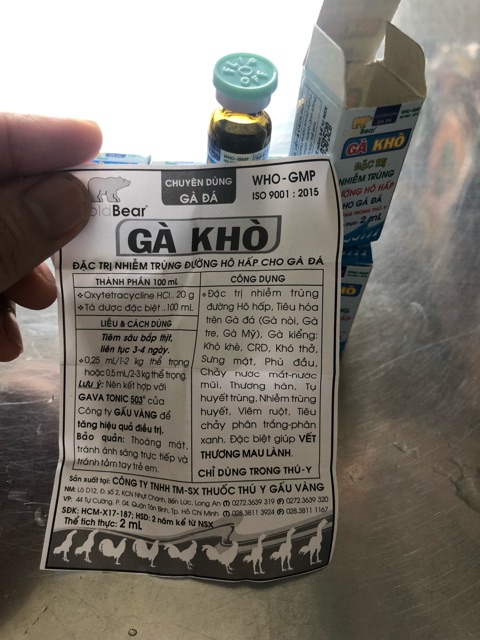 G.à...K.h.ò - gấu vàng - 2 ml