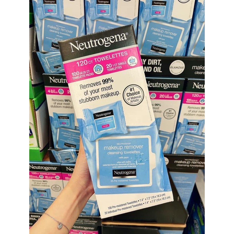 Khăn Giấy Tẩy Trang Neutrogena